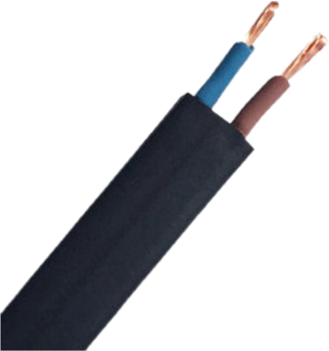 Dynamic prikkabel H05RNH2-F 2x2.5mm2 per haspel 500 meter