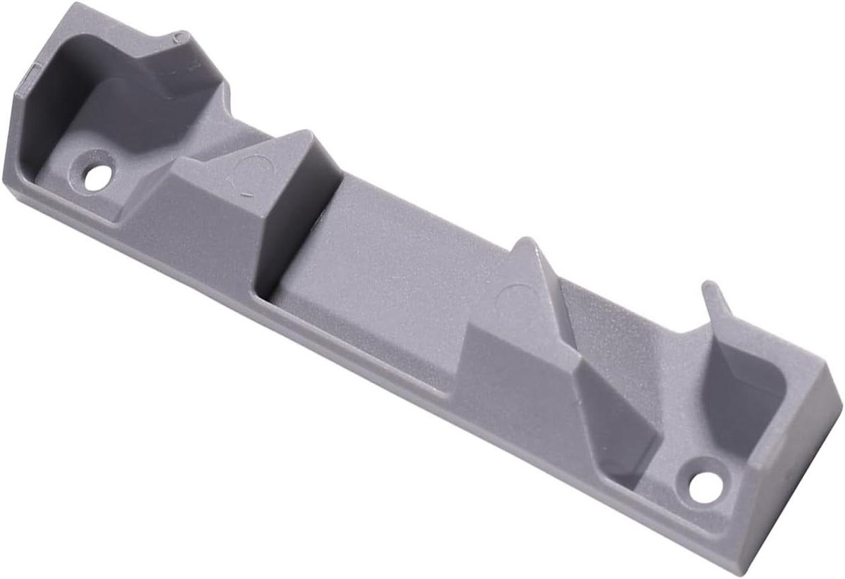 Sluitplaat Dakraam - Reserveonderdeel Vergrendeling - Dakramen Repareren - Hoge Kwaliteit Kunststof - 12 x 3 x 1.5 cm - Grijs