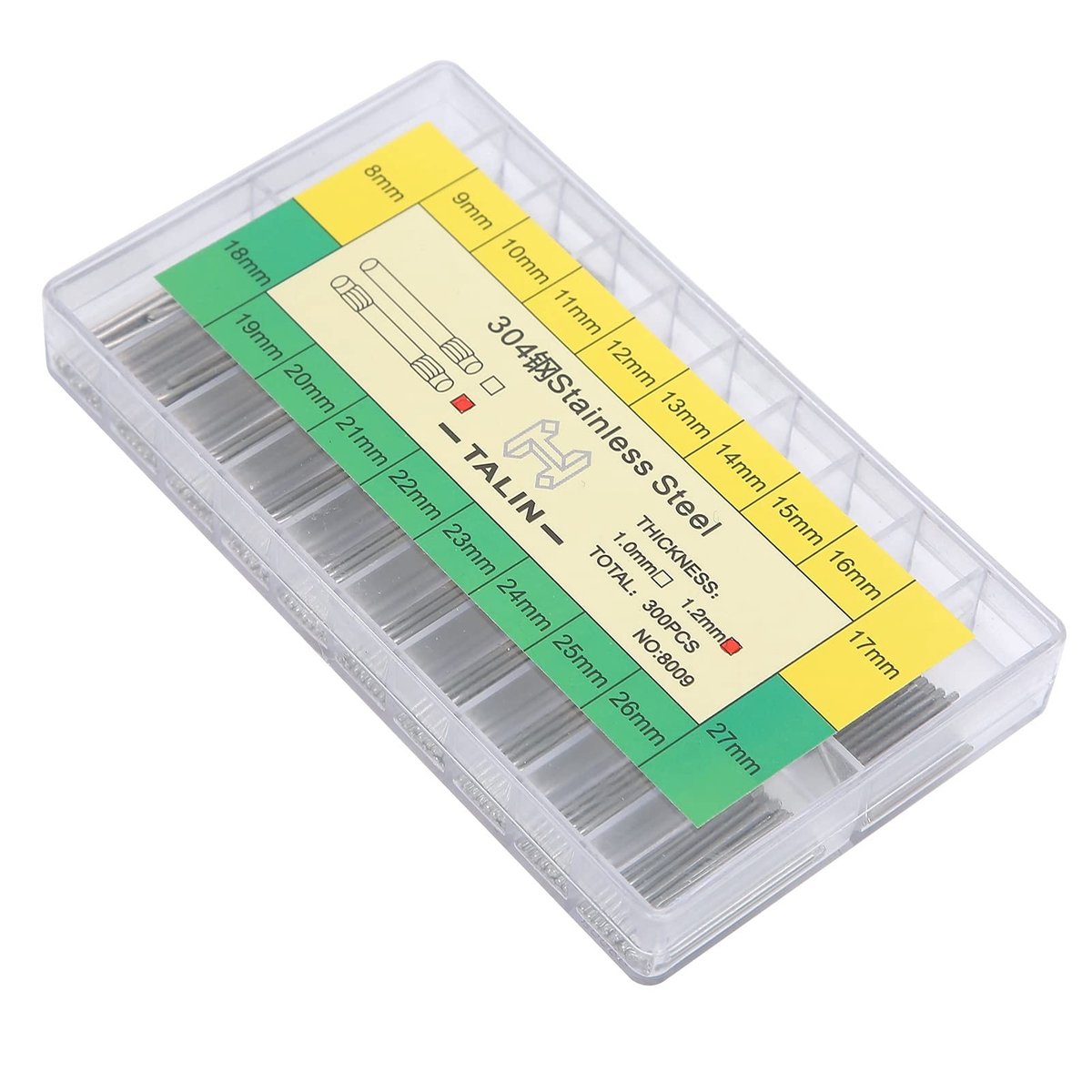 Dailygoody - Horlogebandbuizen - Horlogeband veerstaven - Verbindingspennen voor horlogebanden - 1,2 mm - Metalen horlogeband - Roestvrij staal - Gesc...