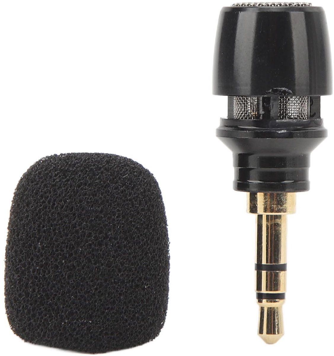 Dailygoody - Mini-condensatormicrofoon - Omnidirectioneel - Ruisonderdrukkend - Draagbaar formaat - 3,5 mm aansluiting - Geschikt voor computer en camera