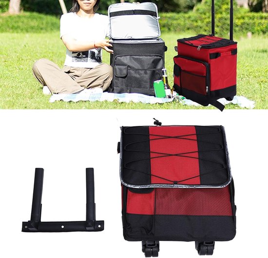 Mobiele Koelbox 43L - Geïsoleerde Zachte Koelbox met Grote Capaciteit, Lekvrij en Perfect voor Kamperen, Strand en Vissen — afbeelding 3