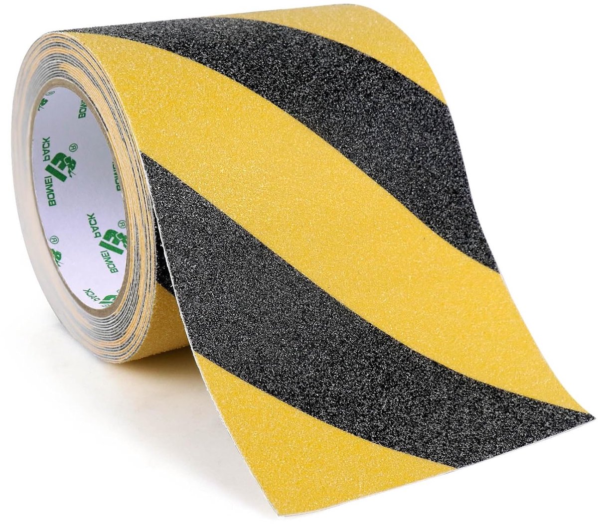 5 m x 150 mm non-slip tape - sterke veiligheidsband, antislip tape voor binnen en buiten, geel en zwart