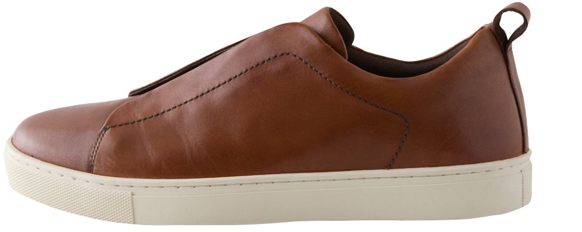 Next - Heren - Nette sneakers met elastische veters - Bruin