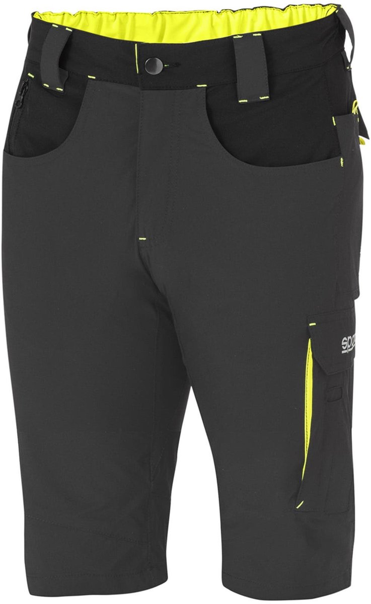 Sparco Werkbroek Kort Tech Light Laredo - Zwart — Groen