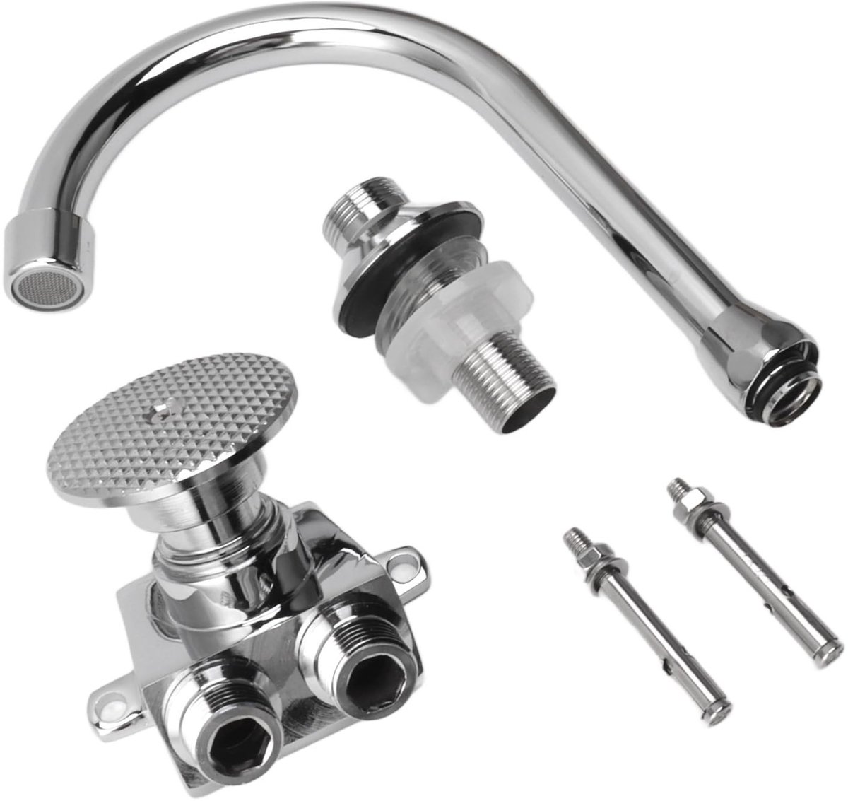 Dailygoody - Voetpedaal Kraan - Touchless Keukenkraan - Flexibele Slang - Handenvrij Waterbeheer - Duurzaam en Praktisch - Geschikt voor Badkamer