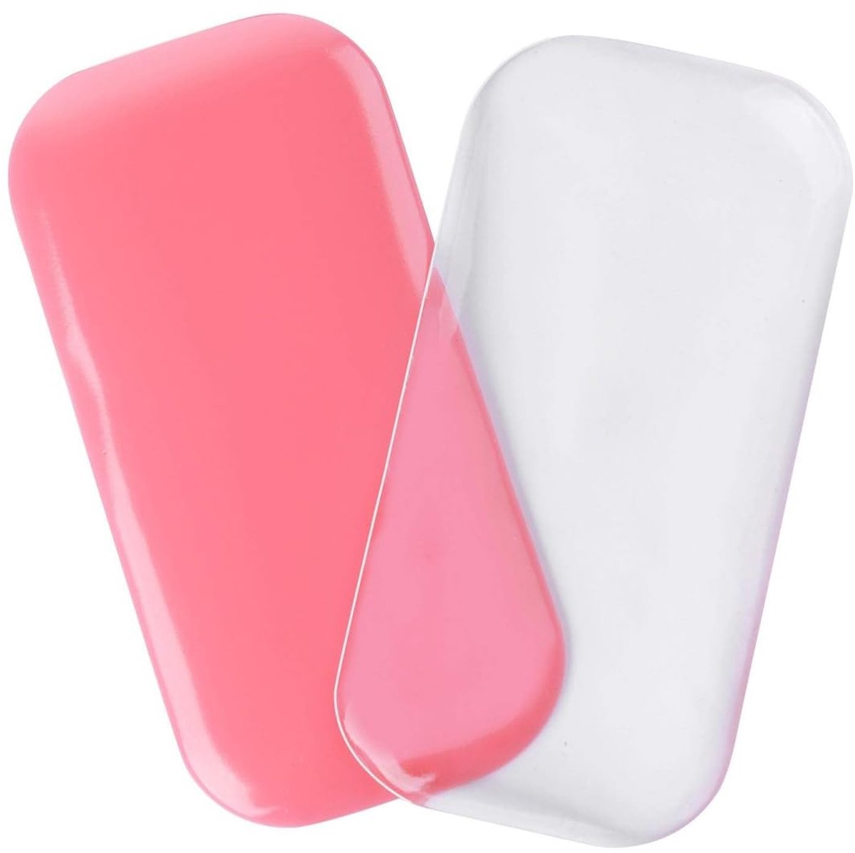 Dailygoody - Valse Wimper Pads - Herbruikbare Eyelash Pads - Transparant en Roze - Comfortabele Wimperverlenging - Ideaal voor Make-up - Geschikt voor