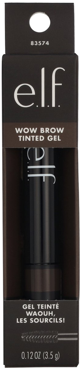 Elf Wow Brow Volumizing Fibre Gel 3.5 g - Deep Brown