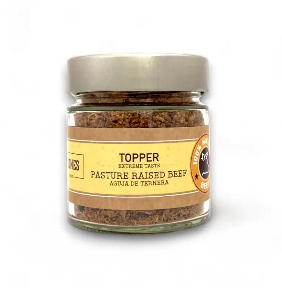 Mr. Bones Mr. Bones Topper Rund (100gr) - maaltijdverrijking voor honden - smakelijke toevoeging voor kieskeurige eters - 100 gram