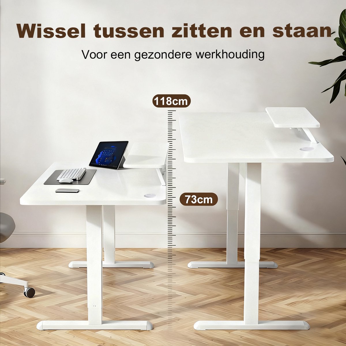 AIMASON Elektrisch Verstelbaar Bureau 120×60 cm thumbnail 4