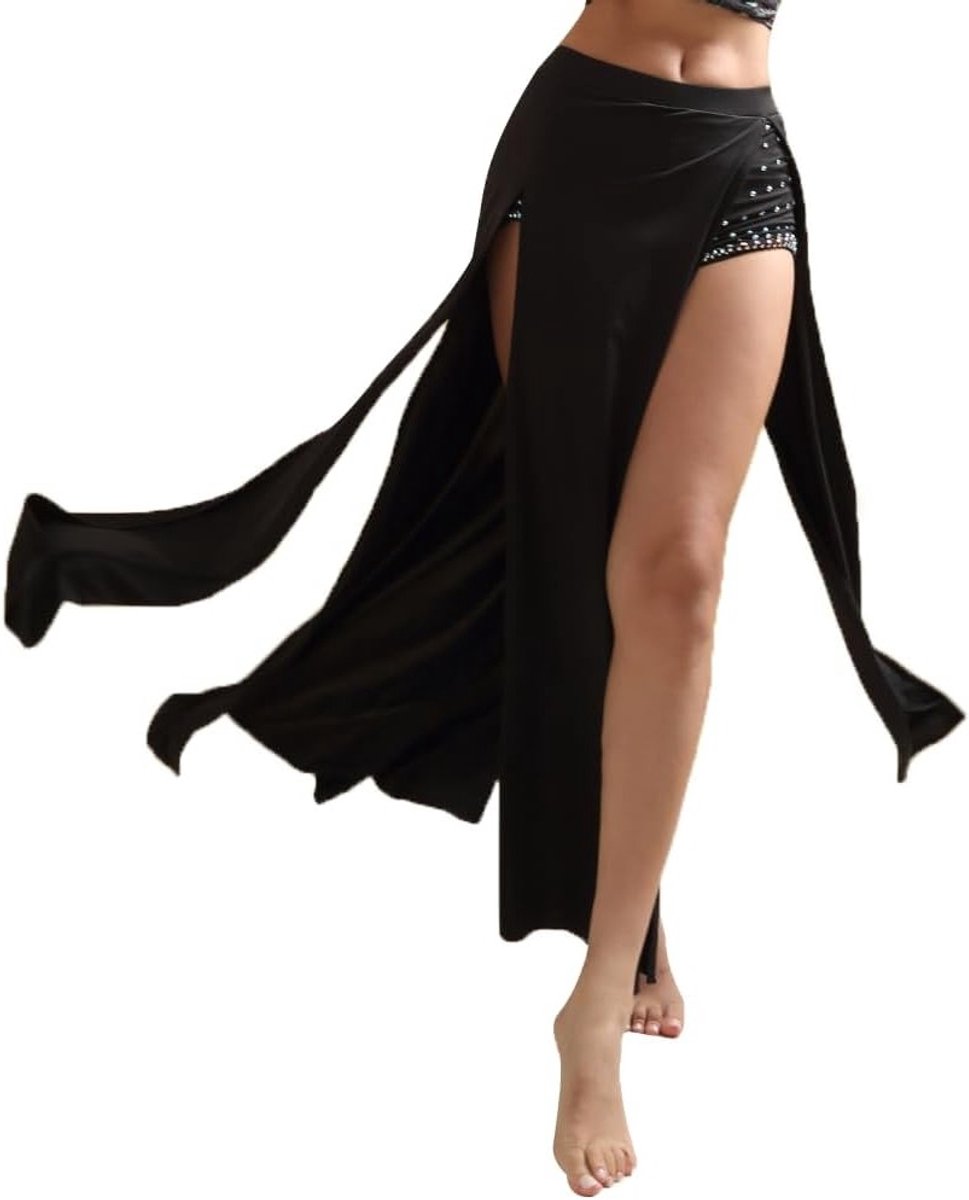 Lange split buikdansrok voor dames, sexy oosterse dansrok, perfect voor buikdansoptredens en kostuums