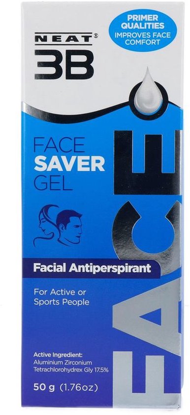 Neat Feat - Face Saver Anti Transpirant - voorkomt overmatig zweten in het gezicht - gel tube 50g