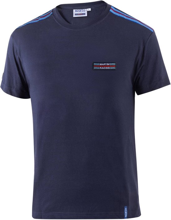 Sparco T-Shirt Martini Racing Top Stripes - wit / 3xl - T-Shirt - BML0007D0W013XL van Sparco — afbeelding 3