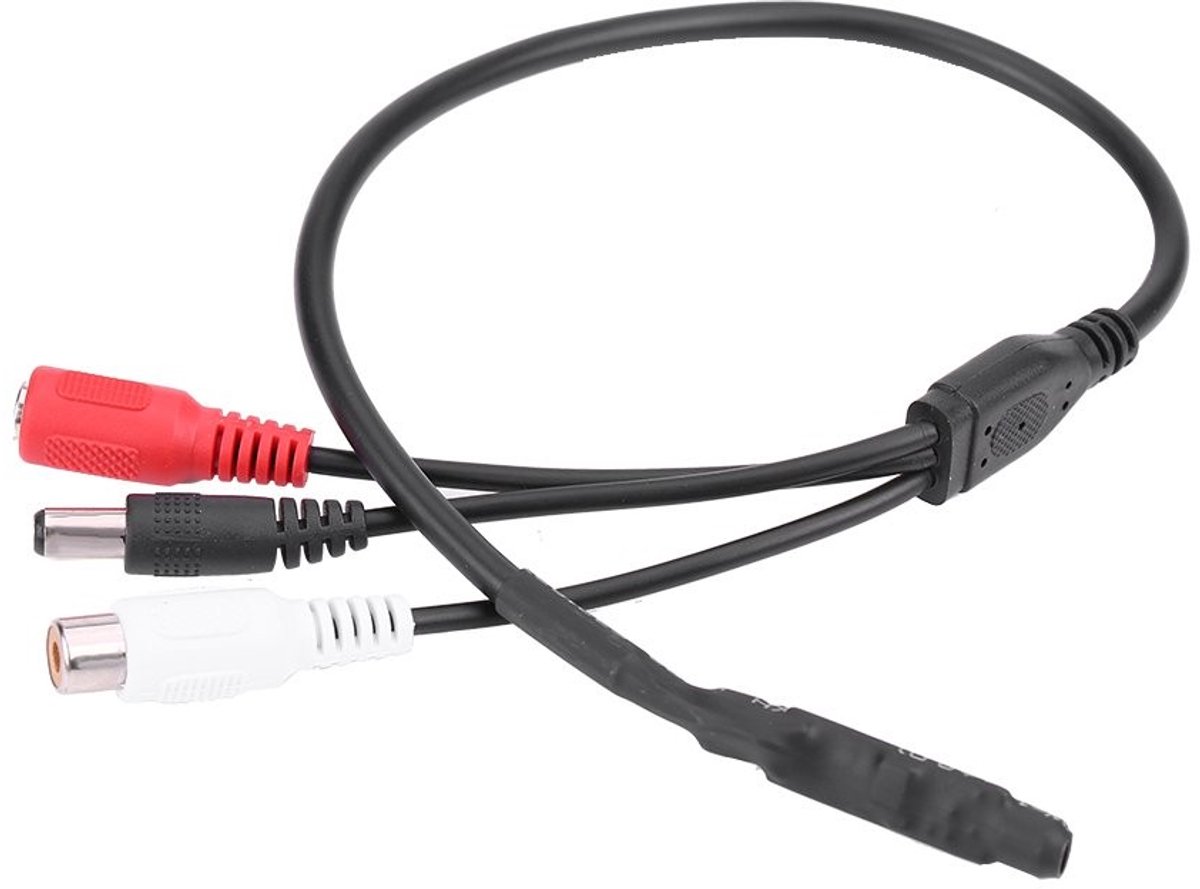 Dailygoody - Geluidsarme Minimicrofoon - Hoge Gevoeligheid - Ideaal voor Beveiligingscamera's - Compact - Audio-opname - Voor en TV - Topkwalitei