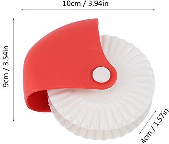 Shopcentral - Dough Cutter - Pasta Maker - Ergonomisch en Multifunctioneel - Compact formaat - Snijden en Graten - Geschikt voor Noodles en Gebak - H van Shopcentral — afbeelding 4