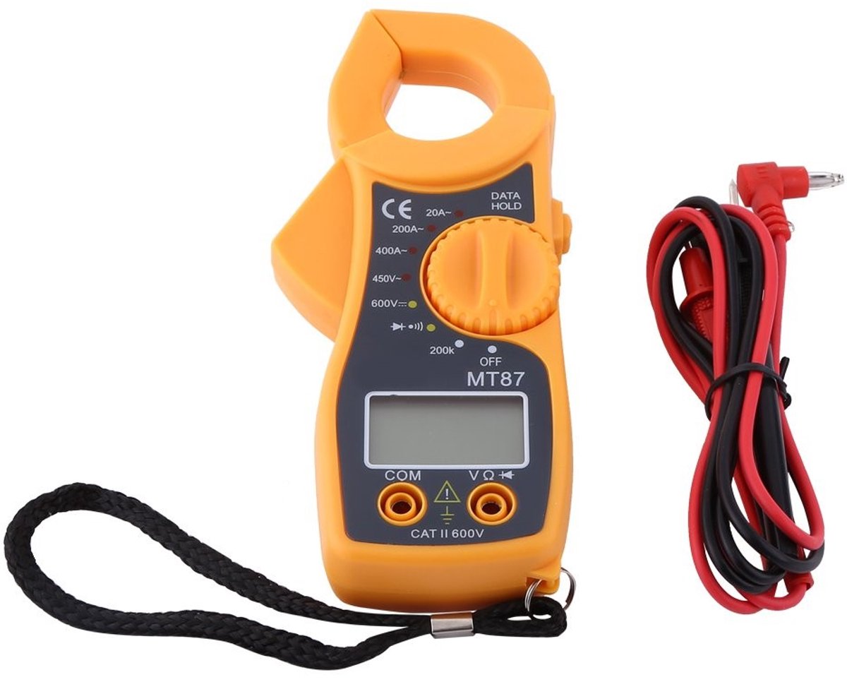 Dailygoody - Digitale multimeter - AC DC voltmeter - Veilig en betrouwbaar meten - Compact formaat - Ampèremeter - Ideaal voor thuis en auto-onderhoud