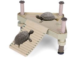 Dailygoody - Drijvend Schildpad Platform - Aquarium Decoratie - Oprijladder voor Schildpadden - Kunststof - Koesterplatform - Ideaal voor Watertanks