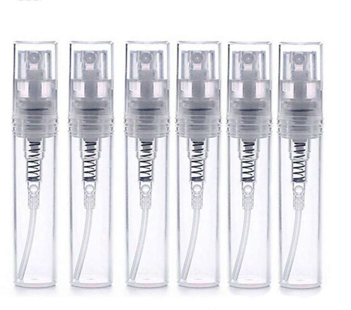 Dailygoody - Draagbare Navulbare Glas Make-up Sproeier Flessen - Cosmetische Verstuivers - Handig voor Reizen - 2 ml - Lichtgewicht en Lekvrij - Perfe