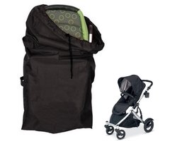 Dailygoody - Kinderwagen Transporttas - Beschermhoes - Zwart - Vliegtuig tas - Geschikt voor lichte kinderwagens - 114 x 39 x 30 cm