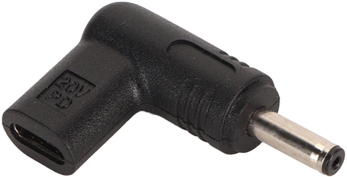 Dailygoody - USB C Naar DC-adapter - 4,0 Mm X 1,35 Mm - Professioneel Ontwerp - 100 W PD - Efficiënt Opladen - Geschikt voor Laptop, Router, Printer