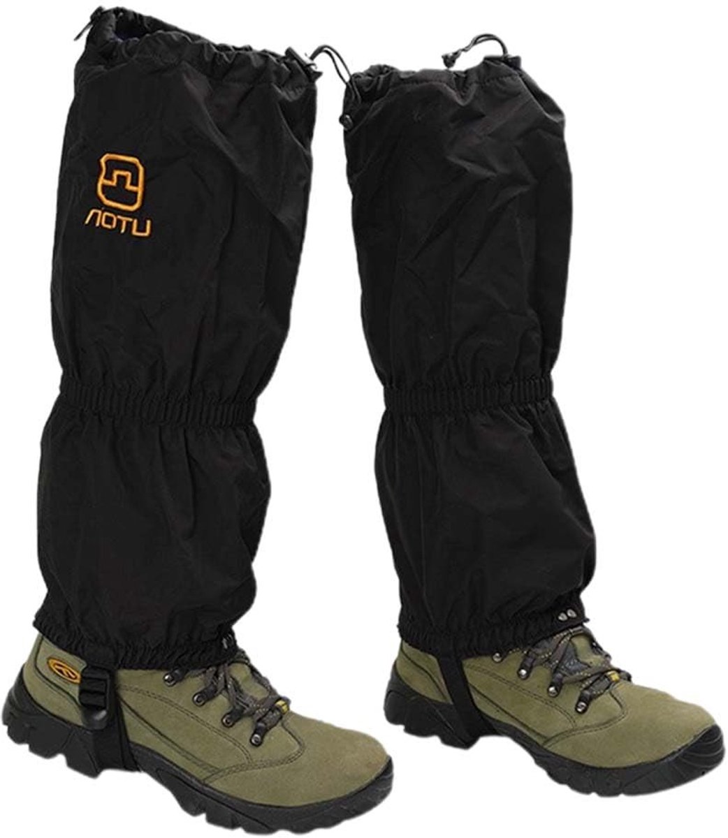 Dailygoody - Waterdichte beenkappen - Outdoor bescherming - Zwart - Bescherming tegen regen en sneeuw - Ideaal voor wandelen en skiën - Duurzaam en ad...