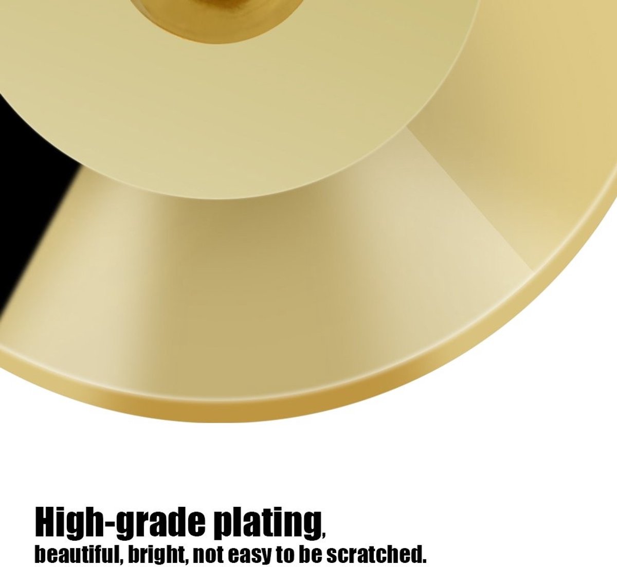 aladdien - Spikes Coasters - Schokabsorberende Onderzetters - Goud - Universele Basis Pads - Bescherming voor Speakers - Geschikt voor alle spike vo..