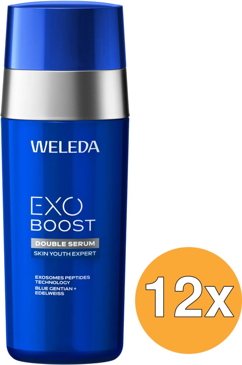 12x Weleda Exo Boost Double Serum Blauwe Gentiaan (30 ml)