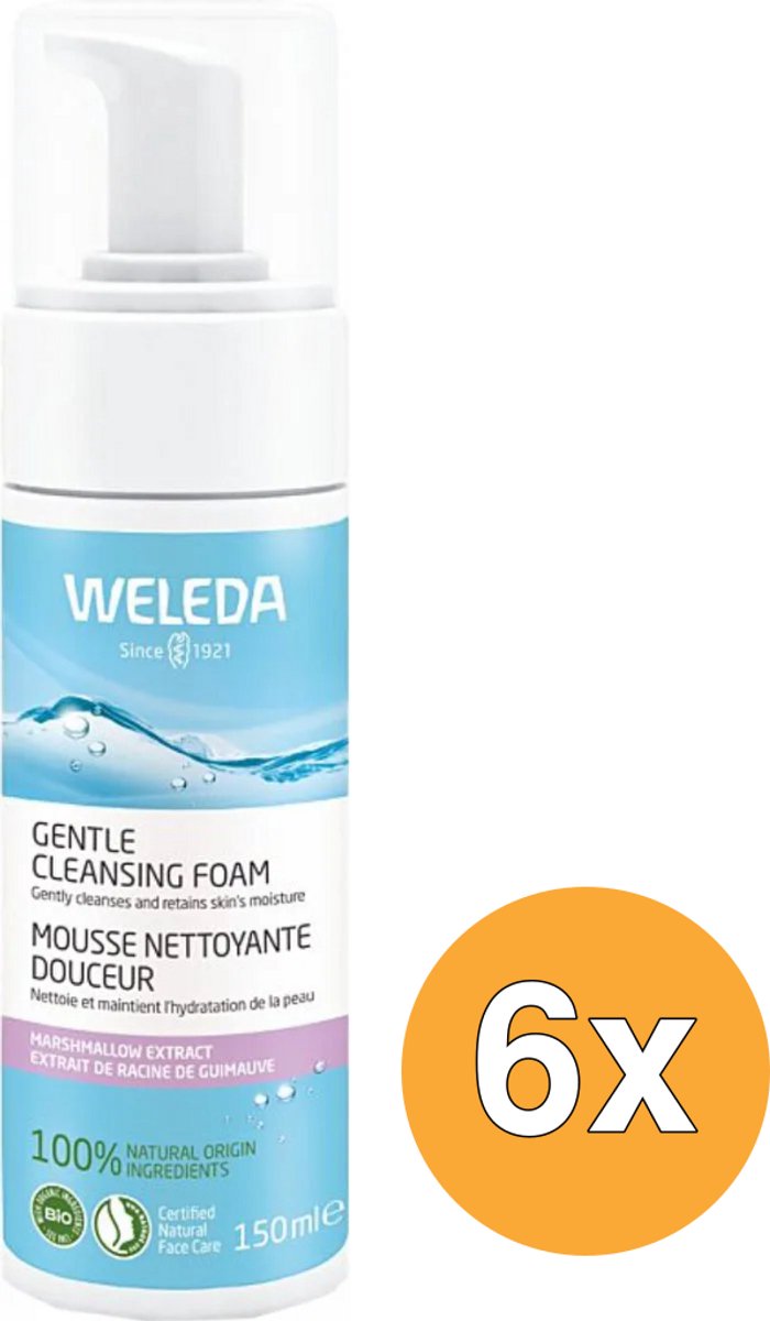 6x WELEDA Reinigingsmouse Mild Bio (250 ml)