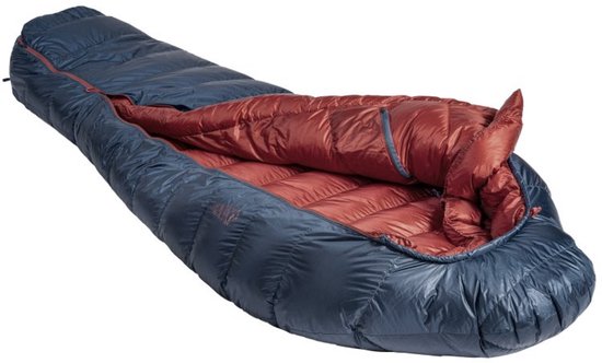 Patizon mummyslaapzak D 590 L Midnight Navy - Fired Brick 200 -30°C - Blauw — afbeelding 2