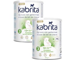 Kabrita 3 Peutermelk Multipack – Geitenmelk Flesvoeding vanaf 12 maanden – 2x800g