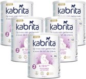 Kabrita 2 Opvolgmelk Multipack - Geitenmelk Flesvoeding vanaf 6 maanden - 5x800g - voordeelverpakking