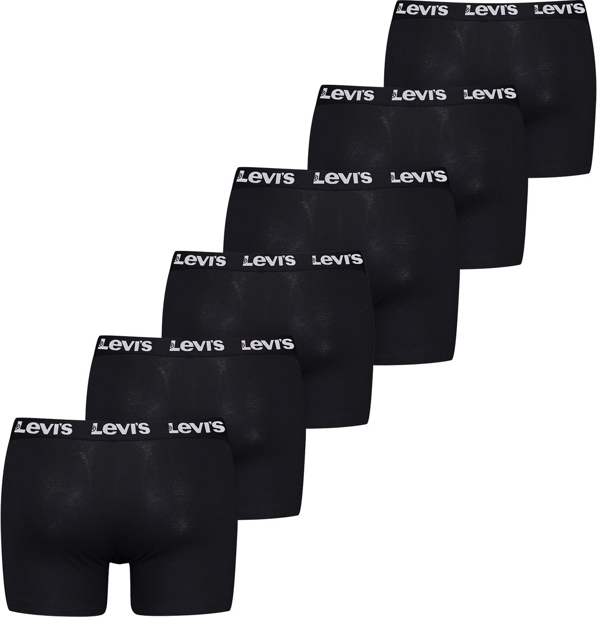 Pack of 6 men's Levis REPEAT LOGO BOXER boxer shorts underwear pants