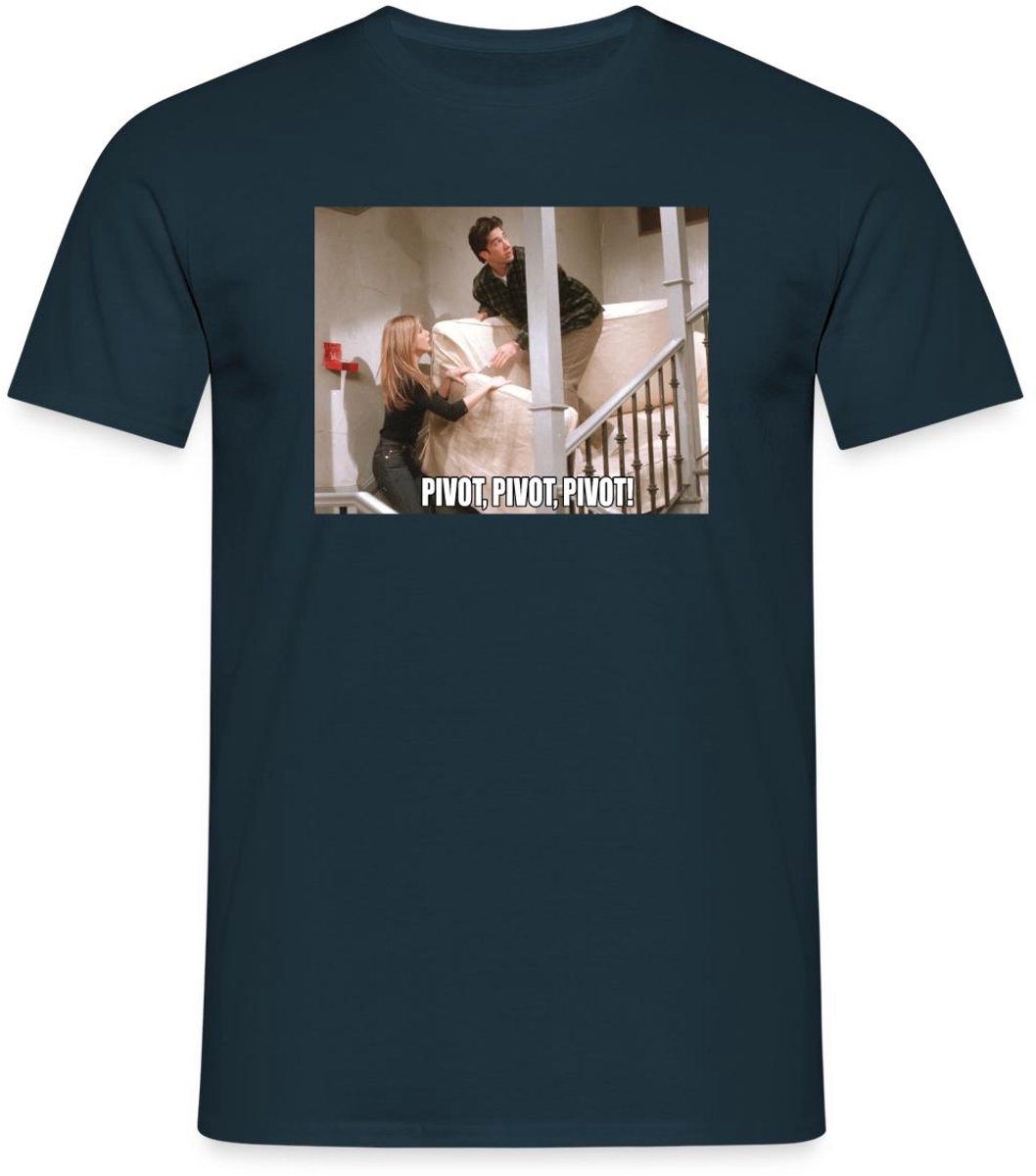 Friends Piivot Meme T-Shirt Heren