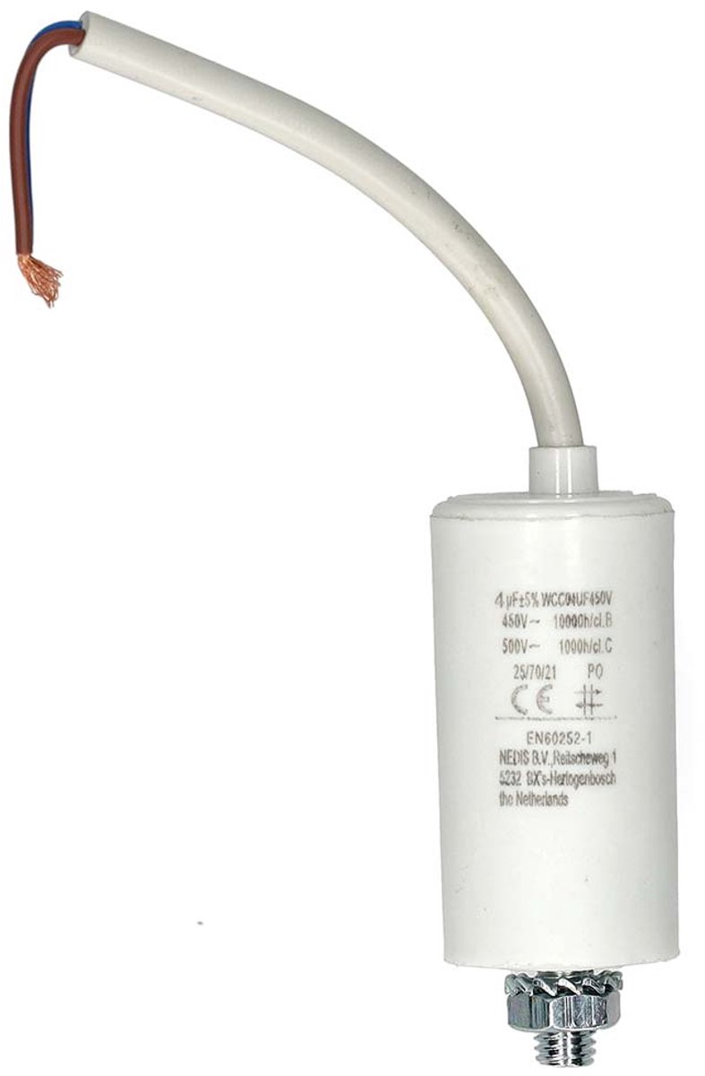 Nedis Condensator - 4.0 uF - 450 V - Draadkabel - 10 Stuks