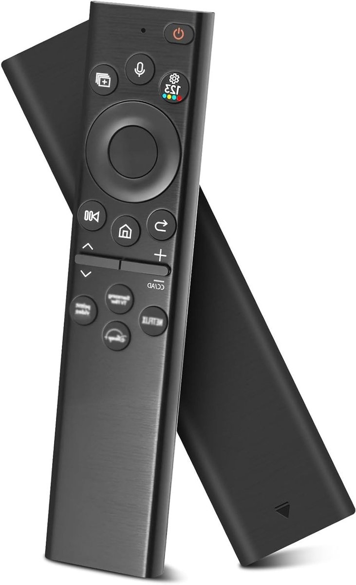 Thijox - Vervangende Afstandsbediening Voor Smart TV's, Universele Spraakafstandsbediening BN59-01385A, 4 Shortcut Toetsen, Geschikt Voor Neo QLED & 4