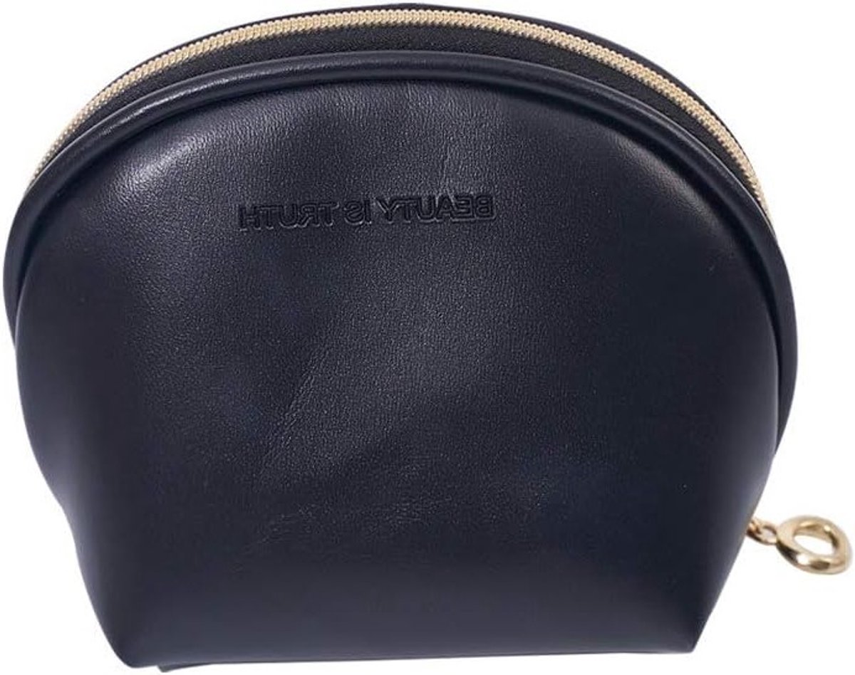 Reis Make-up Tas, Draagbare Waterdichte Cosmetica Tas voor Schoonheid en Organisatie, Zwart Set
