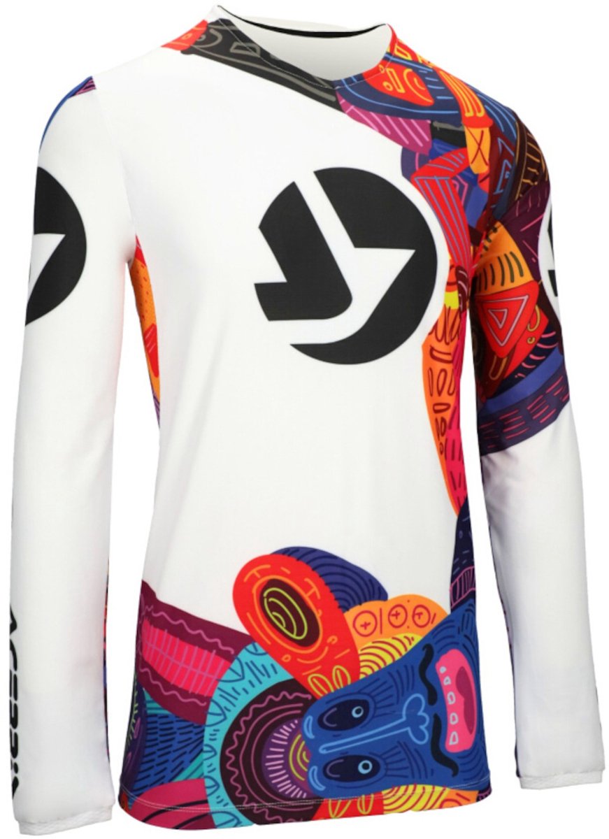 Acerbis X-Flex Veras Wit Multicolor Cross Jersey - Shirts