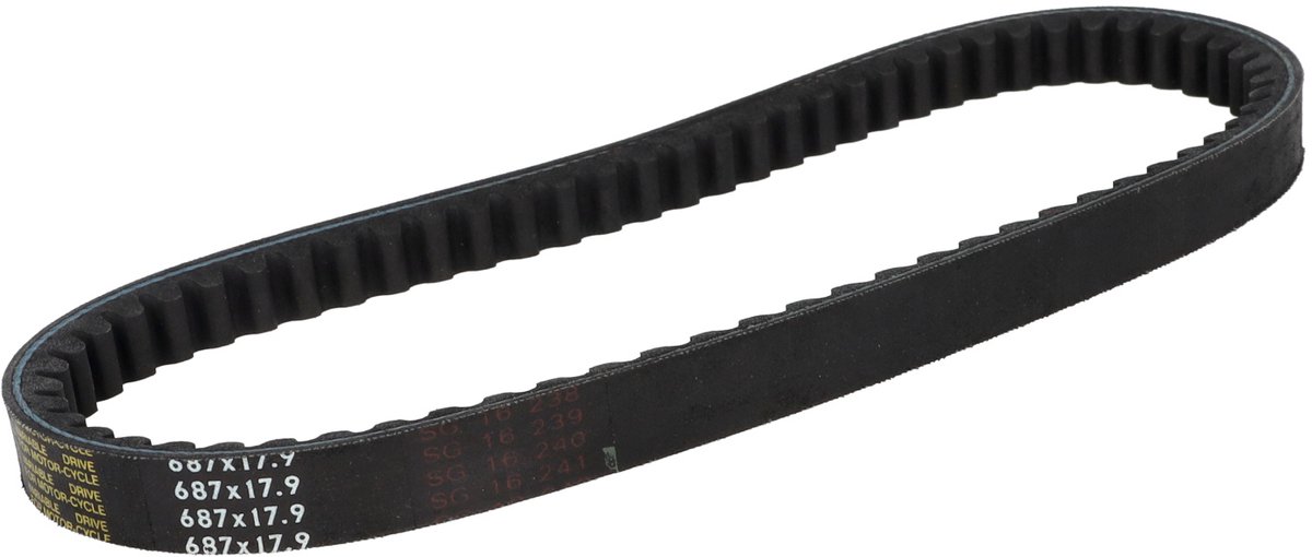 V-snaar DMP voor Gy6 / Kymco Fosti Grande Retro / Sym / Peugeot / Btc / Agm / Baotian / Znen / Kymco voor 10inch wielen 687x17.9 – foto 2