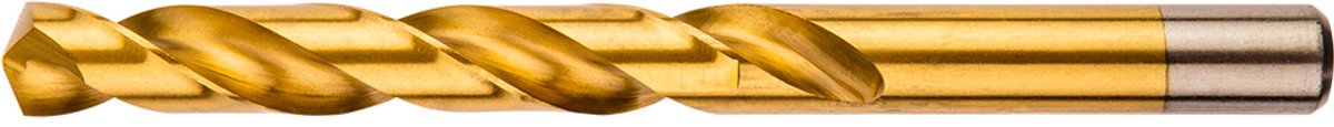 Grupa Topex - HSS-TiN Metaalboor - 13.0 mm - Snelle Staal - 135° Hoek
