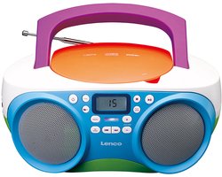 Lenco SCD-41 - Draagbare Radio cd speler met mp3, USB en AUX - Kids
