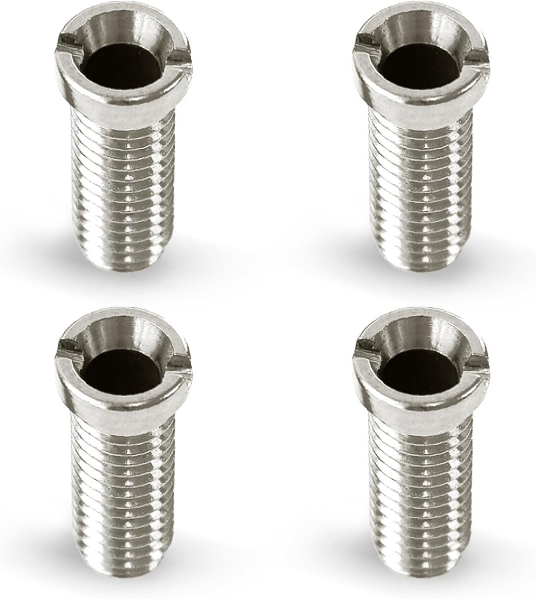 Set van 4 RVS Holle Schroeven voor Afvoer en Filterkleppen, Diameter 12 mm, Keukenaccessoires en Afvoeronderdelen