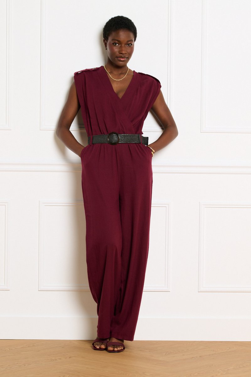 LolaLiza Jumpsuit P Harissa 06004673 1537 Aubergine Dames Maat - W42