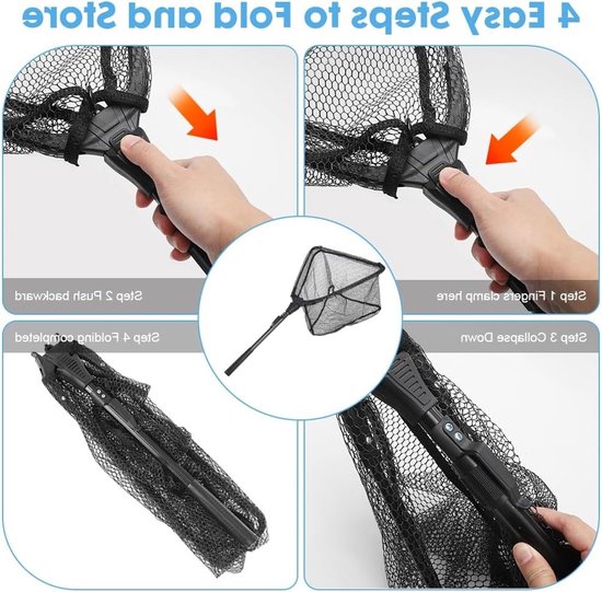 Schepnet - Visnet - Vijvernet - vijveropbergnet van Merkloos — afbeelding 2