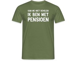 Kan Me Niet Schelen Ik Ben Met Pensioen T-Shirt Heren