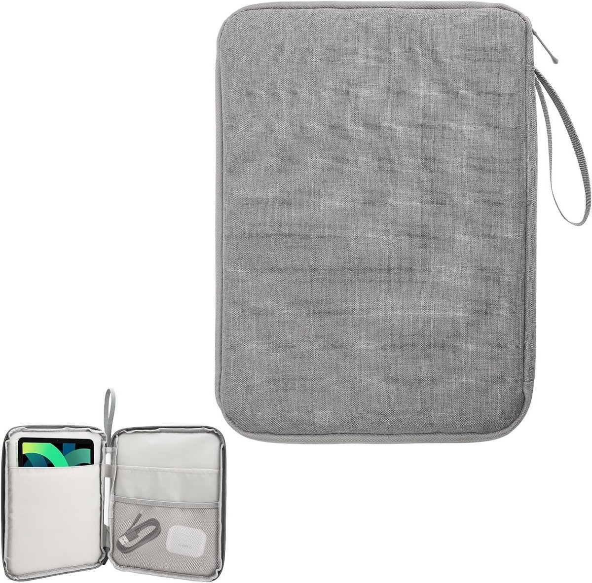 Tabletas tas voor 9-11 inch apparaten, geschikt voor iPad Pro 11, iPad Air en meer, met bescherming en stijl