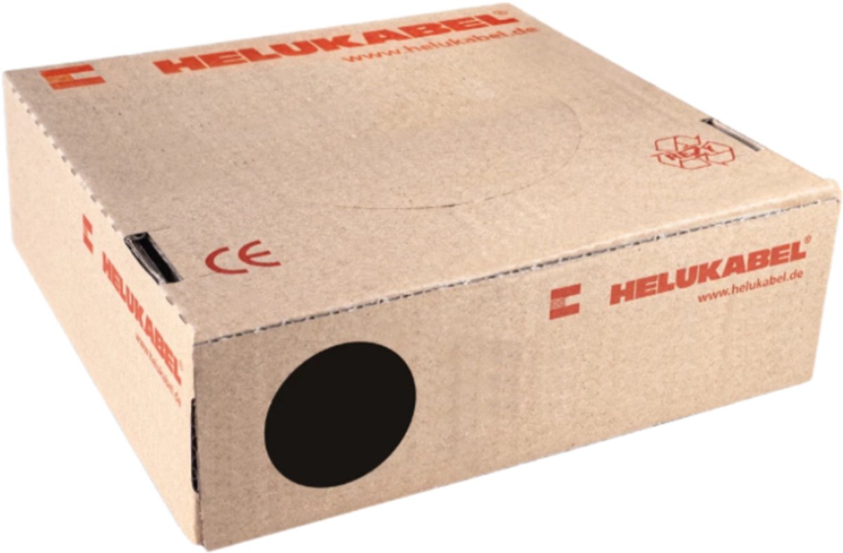 Montagedraad VDS 2.5mm² (H07V-K) 70° zwart - per rol 100 meter (29145)
