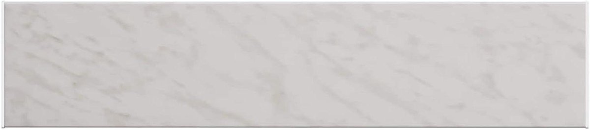 Raamsokkel PVC - Vensterbank Afwerking - Decoratief Accent - UV en Waterbestendig - 140 x 35 cm - Marmerstructuur