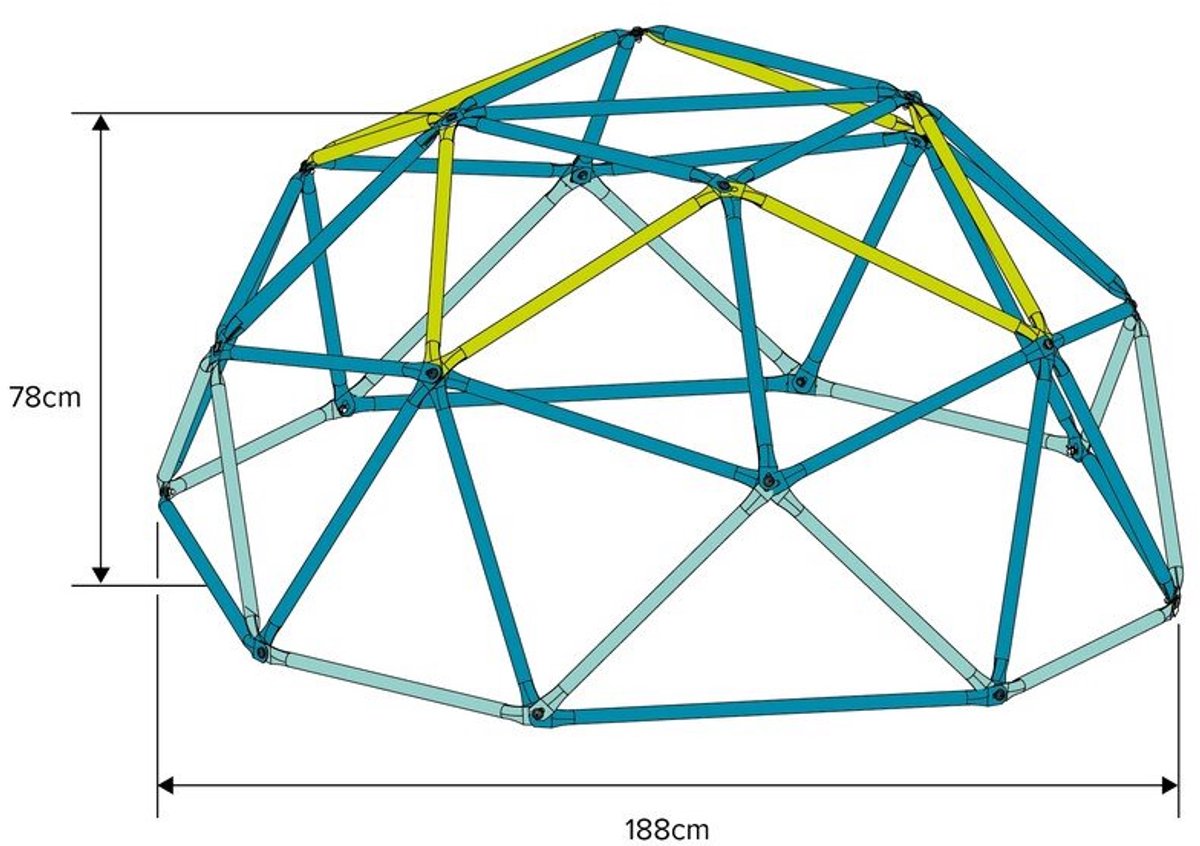 Lifetime® Klimrek Metal Dome TP550 - Speeltoestel voor in de tuin — afbeelding 3