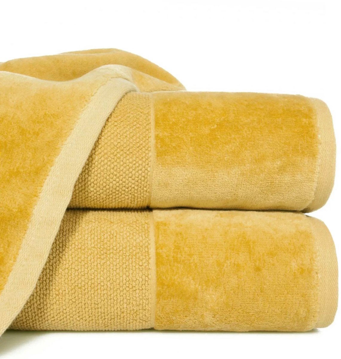 Lucy Badhanddoek 70x140 cm Mosterdgeel 500 g/m²