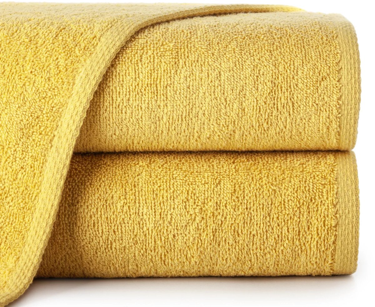 Zachte Mustard Badhanddoek 70x140 cm - 400 g/m² Katoen
