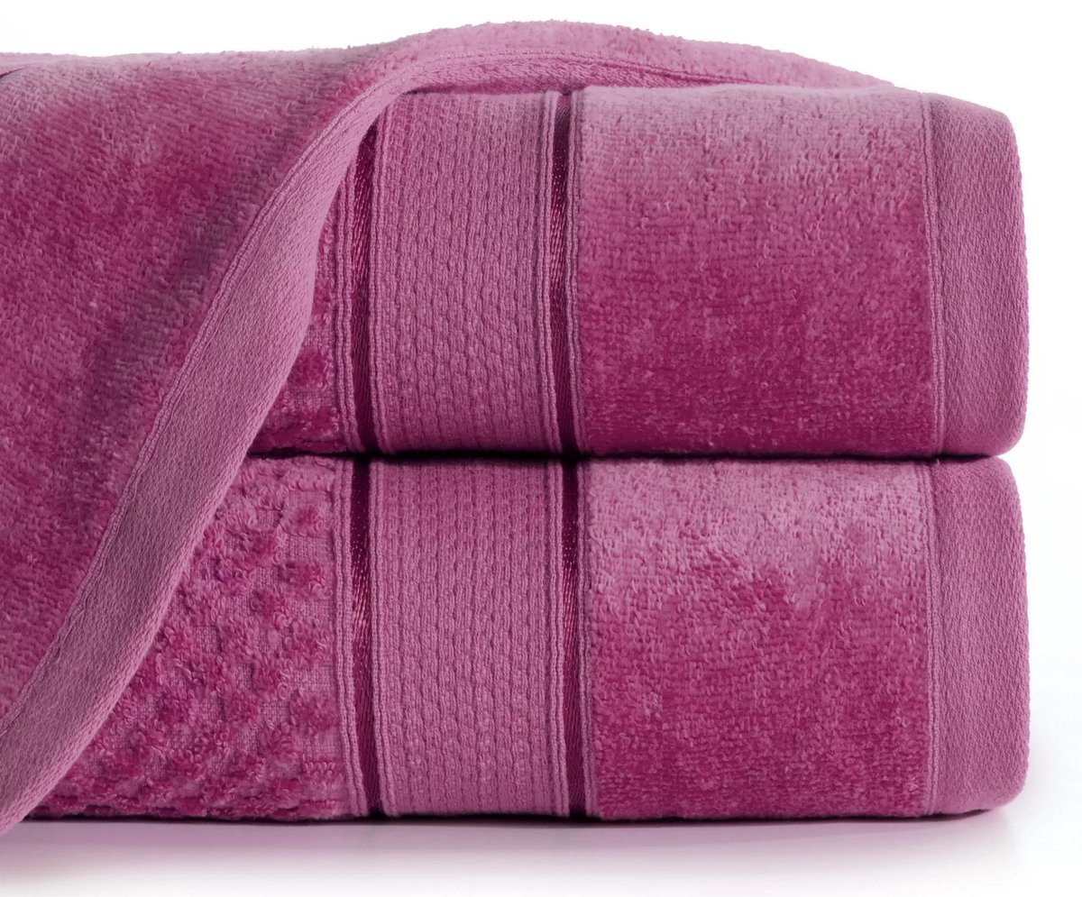 Luxe Katoenen Badhanddoek Jessi 70x140cm - 500 g/m² Amarant